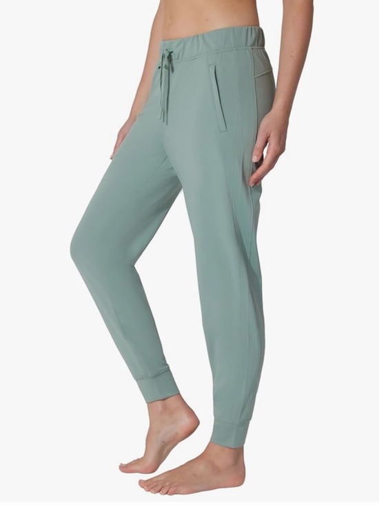 Yogalicious Pants - Yogalicous Womens Jogger High Rise Workout Side Pocket Pants with Drawstring